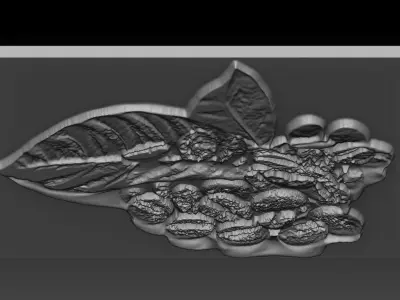 Coffee Beans 3D print model