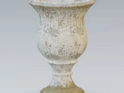 Garden urn planter41 3D model