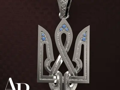 Ukrainian Trident  3D print model