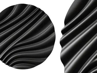 Wall art panel 08 Draped by KROGH ANDERSEN 3D model