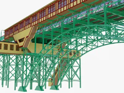 London metro stations IV 3D Model Collection