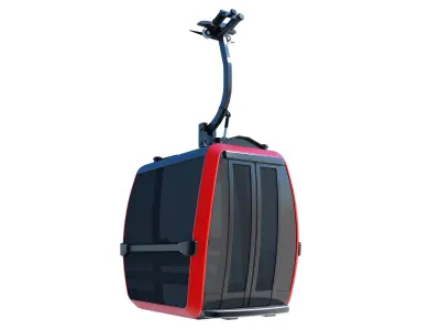 Cableway Line Car 3D model