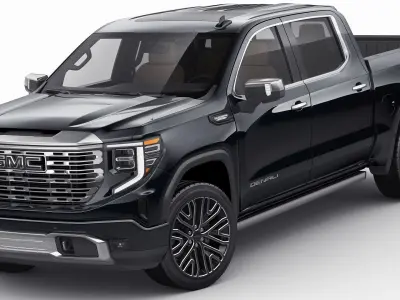Pick-up Truck Sierra Denali 2022 3D model