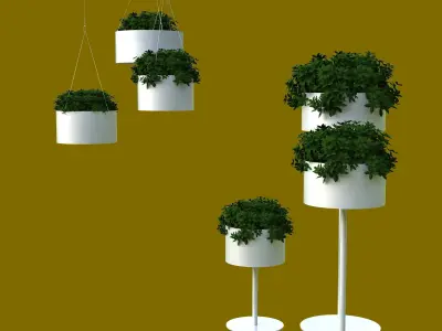 Cloud -  Pot 3D model