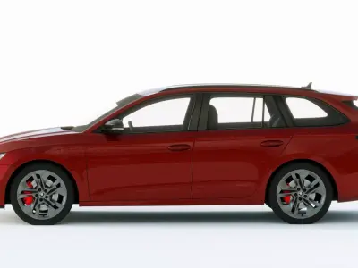 Skoda Octavia RS4 2020 3D model