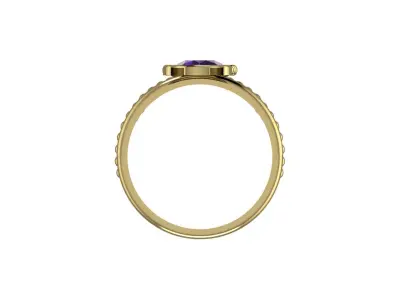 Moon Ring 3D print model