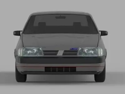 Fiat Tempra 1992 Low Poly Model 3D model