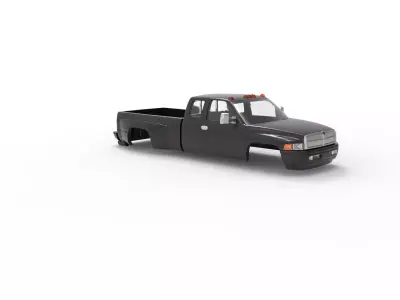 2000 Dodge Ram 2500 Quad Cab Cummins Dually 4x4 3D print model