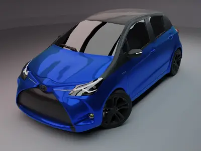 Toyota Yaris Hybrid 3D model
