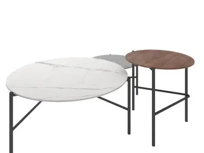 Side table DOWNTOWN collection 3D model