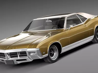Buick Riviera 1969 3D model