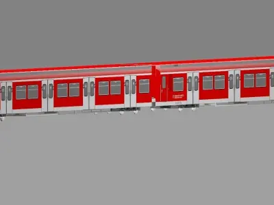 LHB Baureihe 472 - S Bahn Hamburg 3D model