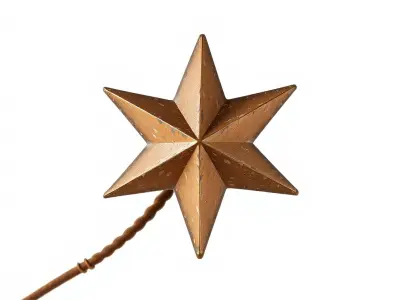 Star Wand D Model Pack Low-poly 3D model