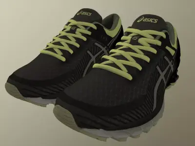 ASICS GEL KINSEI 6 SHOES PBR Low-poly 3D model