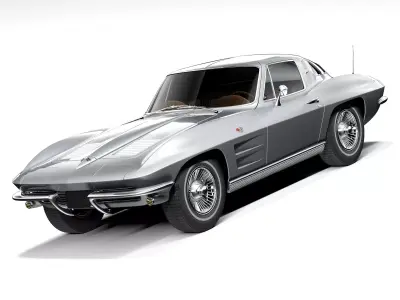 Chevrolet Corvette C2 Coupe 1963 3D model