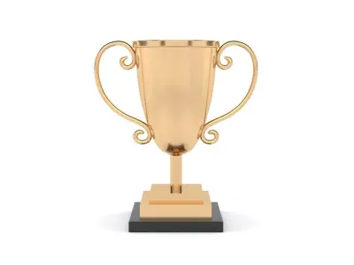 Cups Trophy 3D model 6
