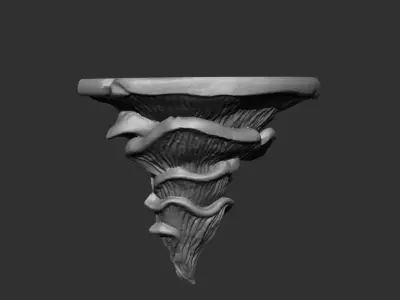 Mushroom Shelf 3D Printable Design 3D print model