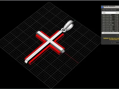 nice cross model 554 3D print model