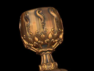 Ornament Glass or Egg Holder 3D print model