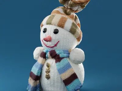 Snowman 3D model get