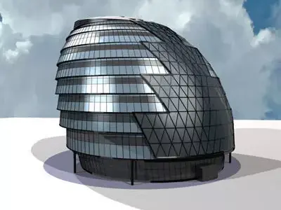 london city hall 3D model