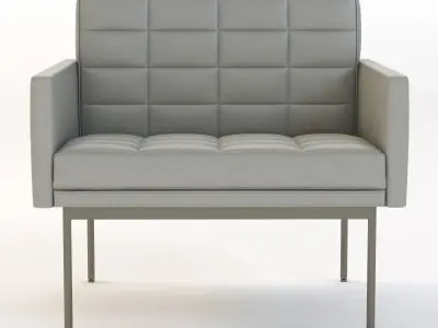 Geiger Tuxedo Component Lounge Chair 3D model