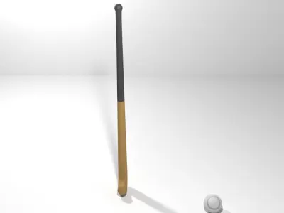Sport Equipment - Grass Hockey 3D model