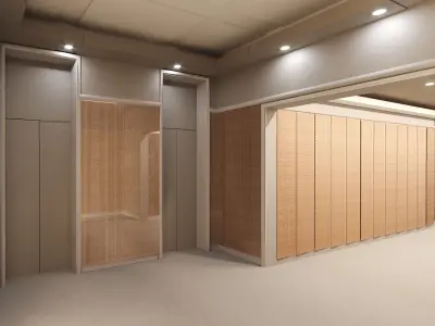 SETTING RENDER JAPAN HOTEL 3D model