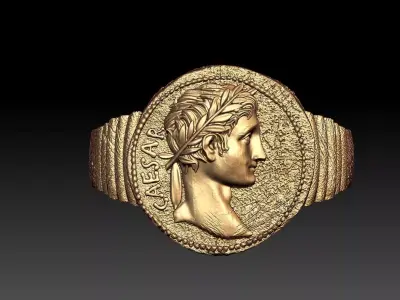 CAESAR RING 3D print model