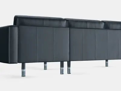 LANDSKRONA 3-seat sofa 4 Low-poly 3D model