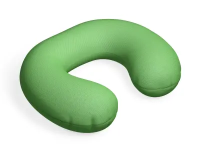 Fabric Travel Pillow 3D model