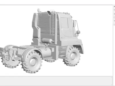 Car - UnimogU400 3D print model