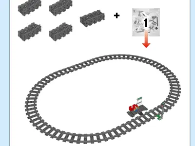 TwindBricks3D - 60197 Passenger Train 3D print model