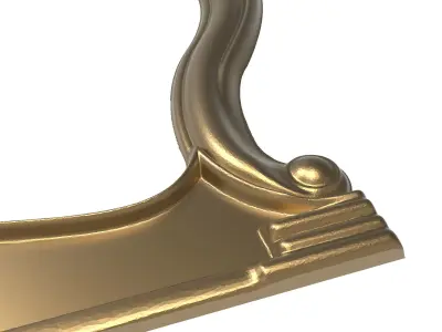 carved frame 3D model 23