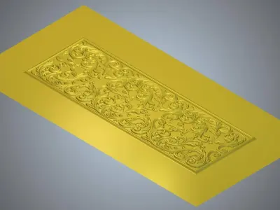 Classic decor ornament v-3D model15 3D model