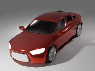 Modern Car 3D model purchase
