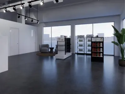 LUXURY BEAUTY SALON 3D model