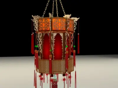 Chinese palace lantern 3D model