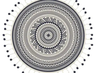 Rug Tatvan Cotton 3D model