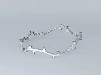 3d thorn crown crown  Thorn Free 3D model