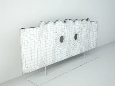 Old Thai Wagon Panel 3D model