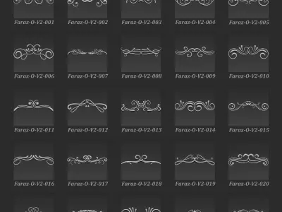 150 Ornament 3d model V2 3D model