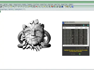 your reflection in the fragments 0187 3D print model