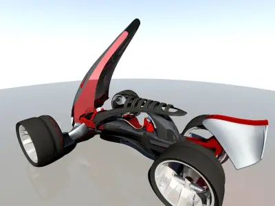 Prototype Nikecar Polyphonie 3D model