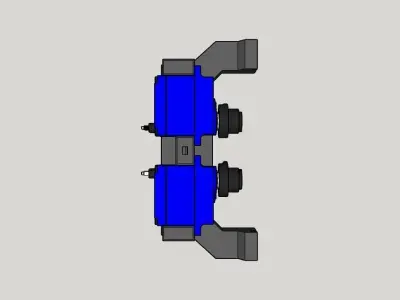trx4 servo holder 3D model