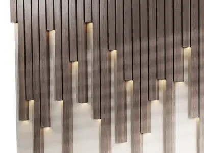 Decorative Wall panel  75 3D model