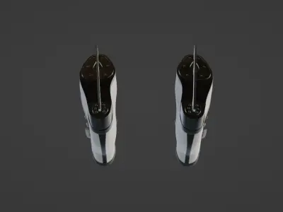Current Ice Skate Low-poly 3D model
