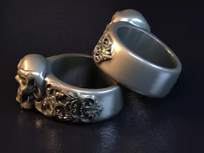 fashion ring A006 3D print model