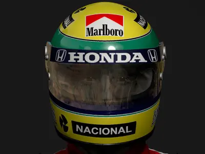 Ayrton Senna Bust 3D print model