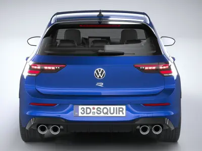 Volkswagen Golf R 2025 3D model